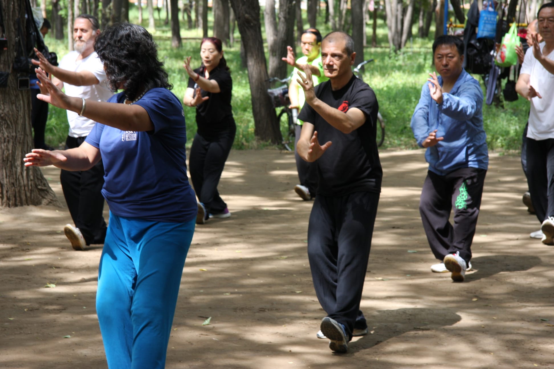 lezione di TaiJi Quan, Baotou, Mongolia Interna