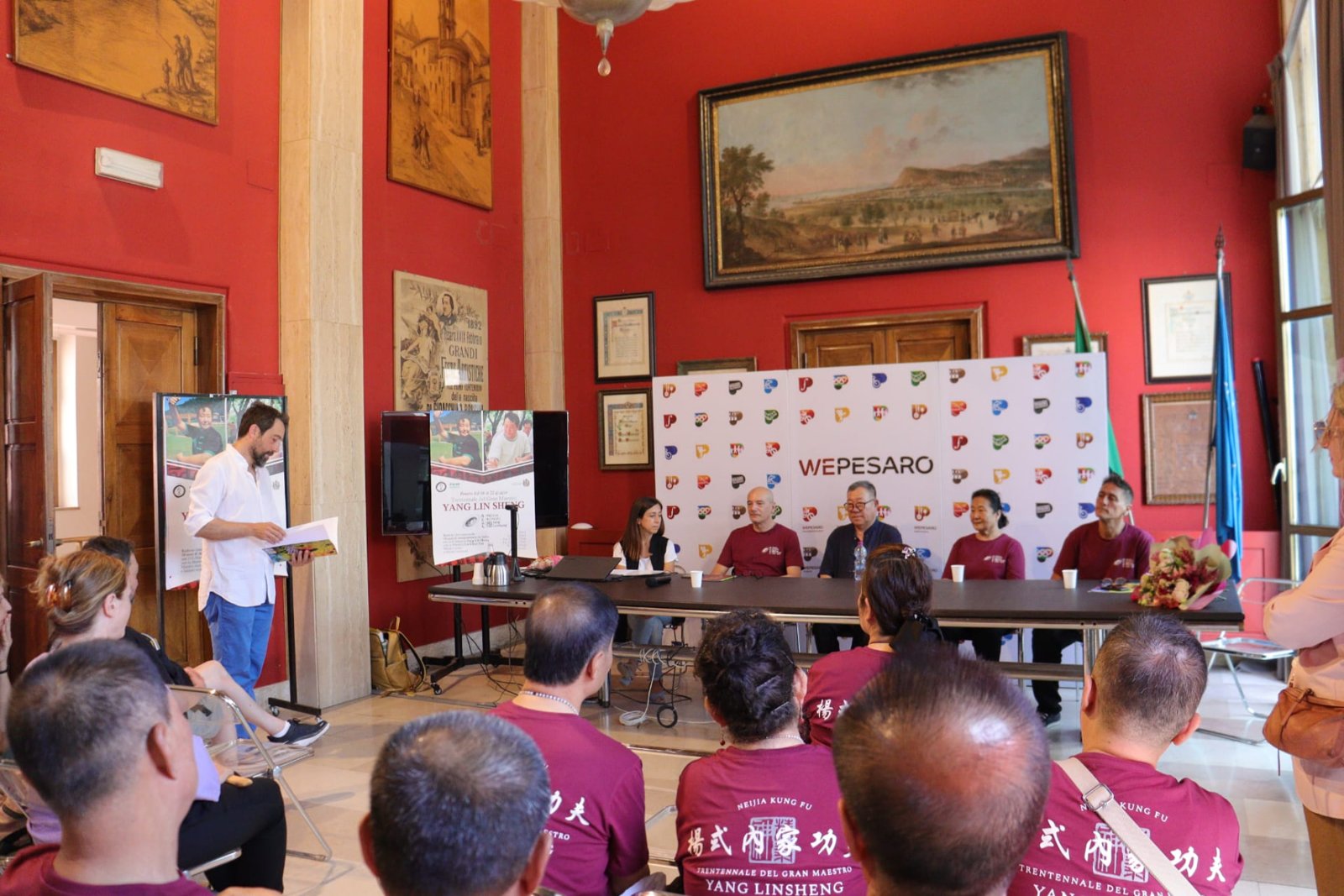 Presentazione ufficiale in Comune del trentennale del G.M° Yang Lin Sheng