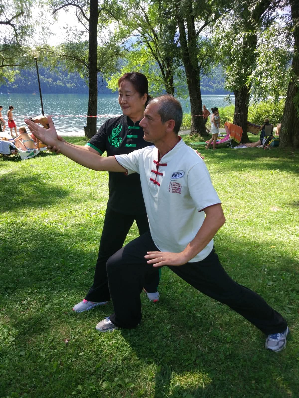 insieme alla Maestra Liu Chun Yan