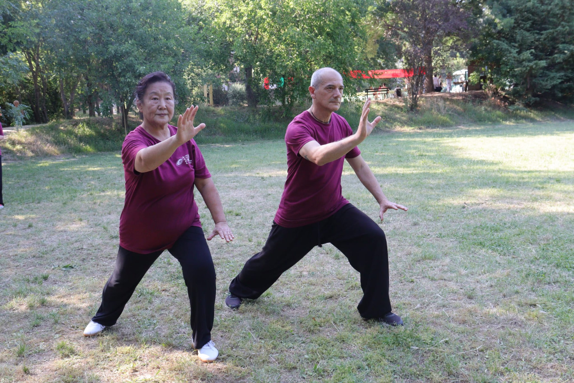 TaiLi Yang insieme alla Maestra Liu