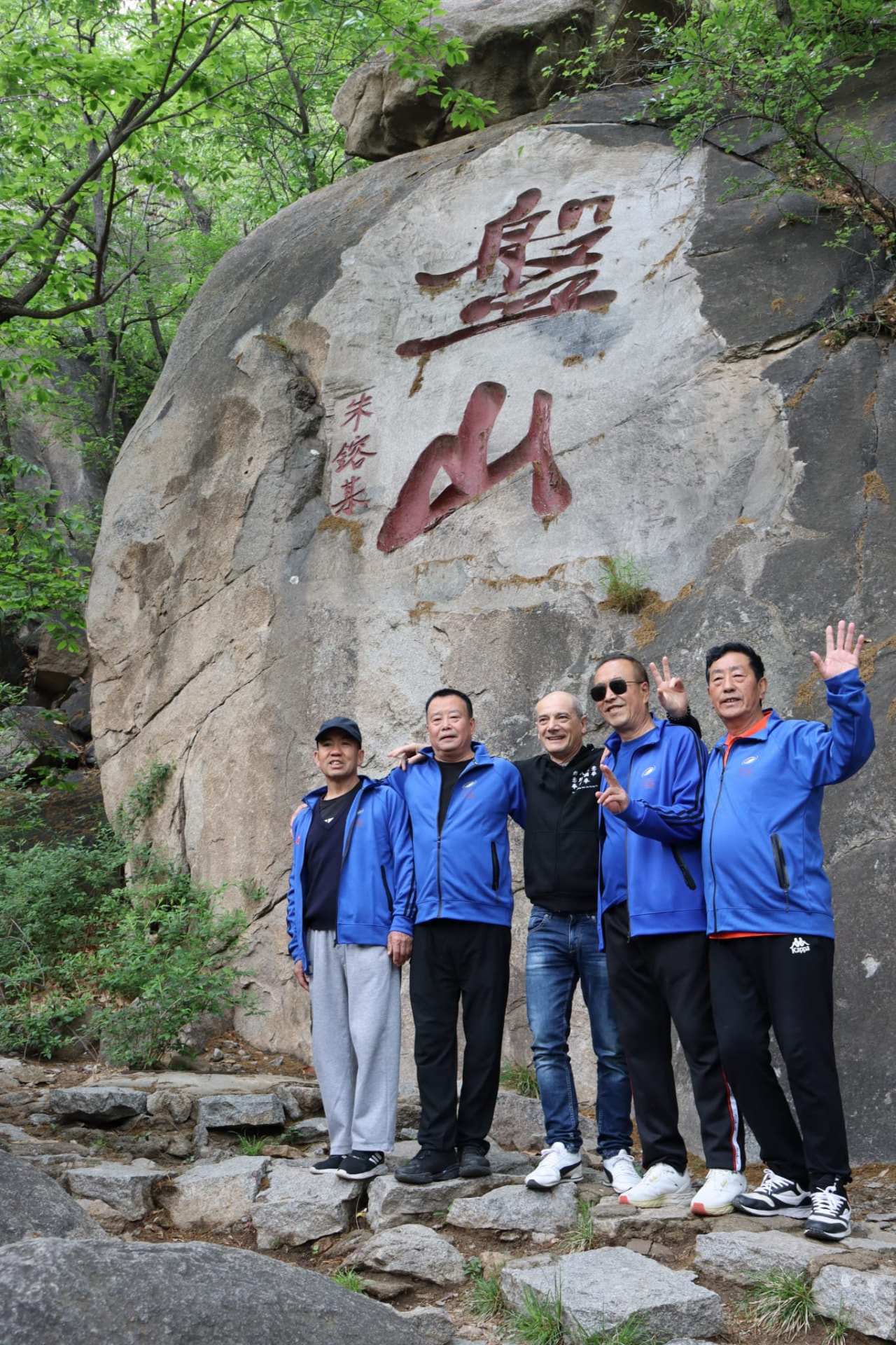 con fratelli di Kung Fu a Jizhou