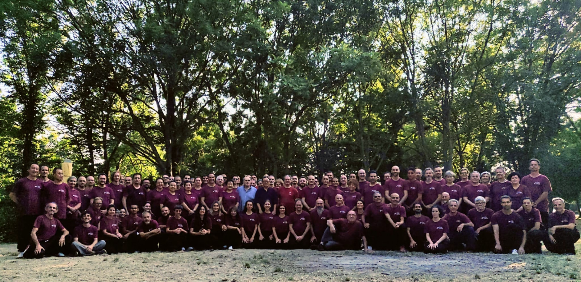 Foto di gruppo dei partecipanti allo stage